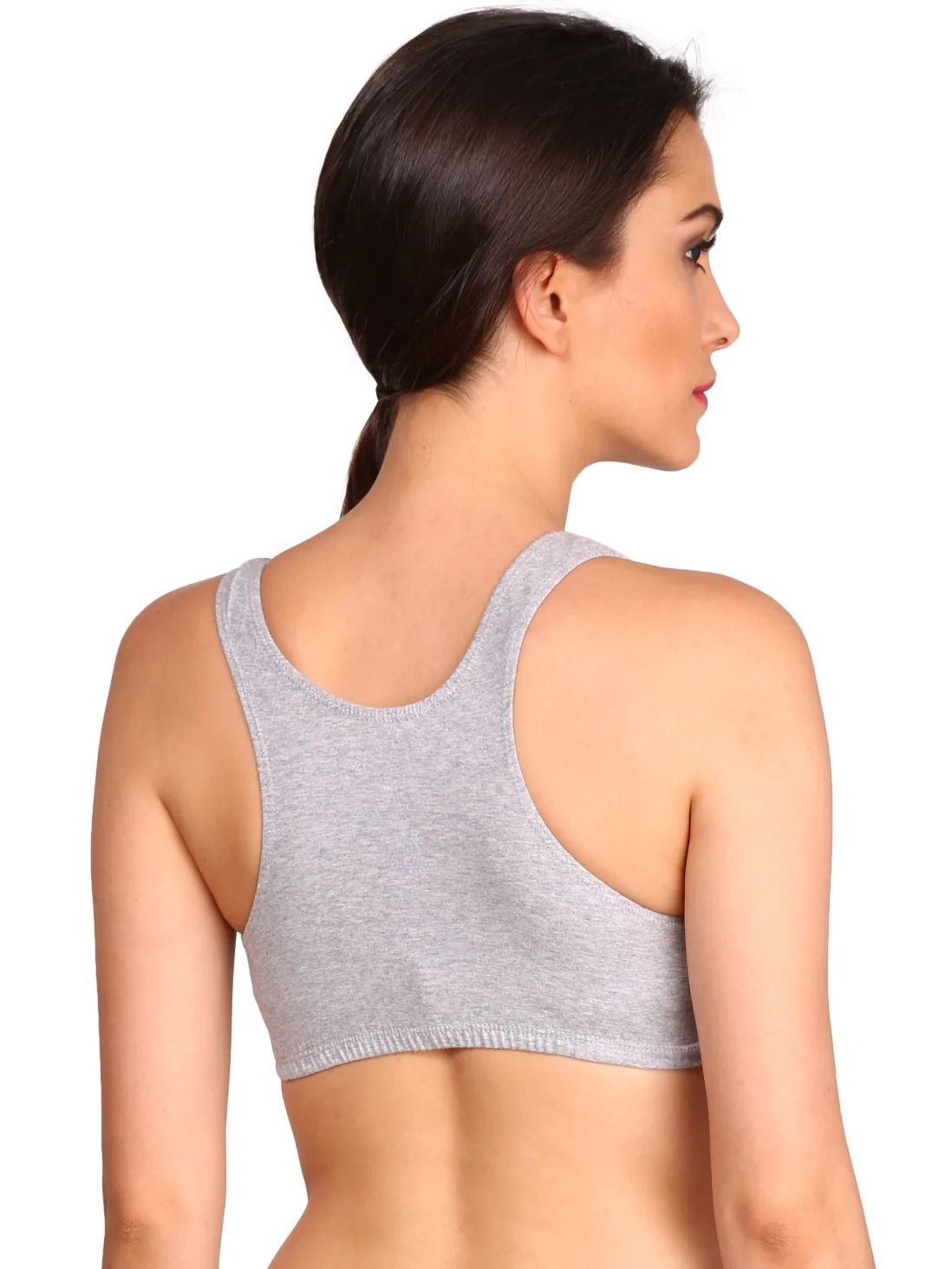 Buy Women's Super Combed Cotton Elastane Stretch Slip On Crop Top With Stay  Fresh Treatment - Black 1550