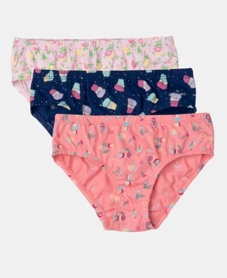 Jockey Girls SG01 Printed Pack of 3 Panties