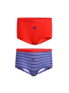 Jockey Girls UG52 Assorted Pack of 2 Boyleg