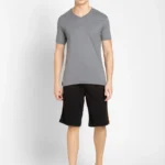 charcoal-melange-and-shanghai-red-knit-sport-shorts-9426-8