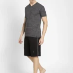 charcoal-melange-and-shanghai-red-knit-sport-shorts-9426-8