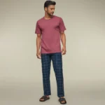 checkmate-combed-cotton-pink-checks-mens-pyjama-front