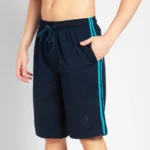charcoal-melange-and-shanghai-red-knit-sport-shorts-9426-8