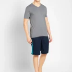 charcoal-melange-and-shanghai-red-knit-sport-shorts-9426-8