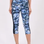 Jockey Move MW36P Slim Fit Printed Active Capri