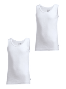 Jockey Boy's 3321 SleeveLess Pack of 2 Rib Vests