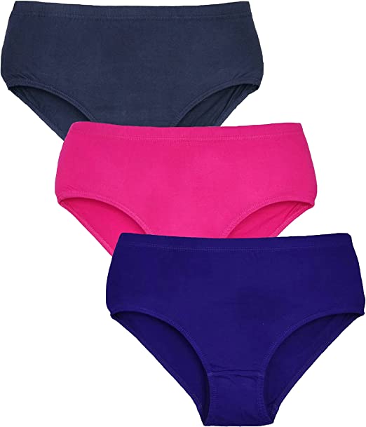 Avon OLLO Women's Hipster Plain Panties Pack of 3