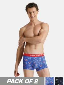 FCUK Mens Flex Maddox Printed Trunks