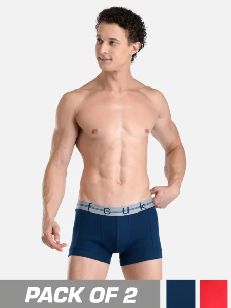 FCUK Men's Play Norwood Solid Trunks
