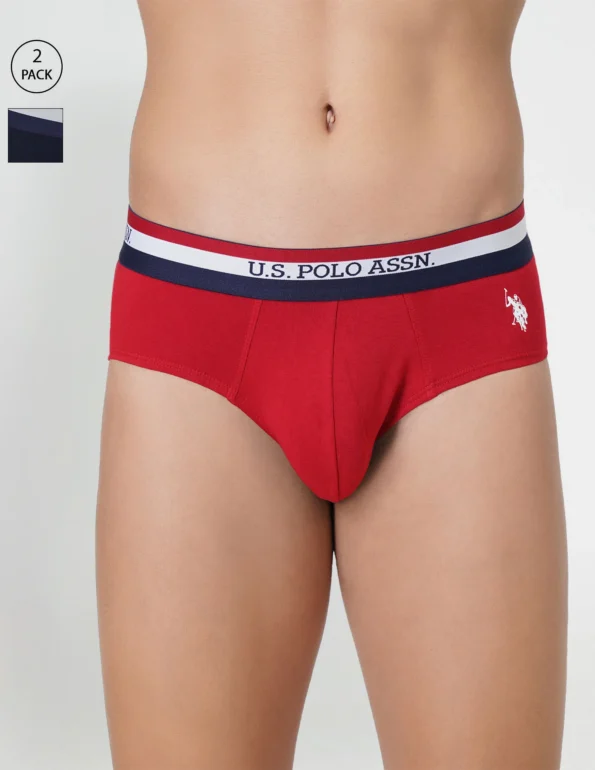 U S Polo Mens EB002 Stretch Brief