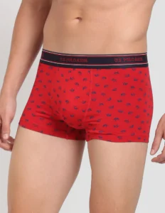 U S Polo Mens i616 Printed Trunk Pack of 2