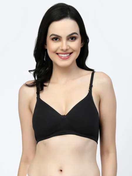 Floret Women's F20560 Lightly Padded T-Shirt Bra - 30B, Black