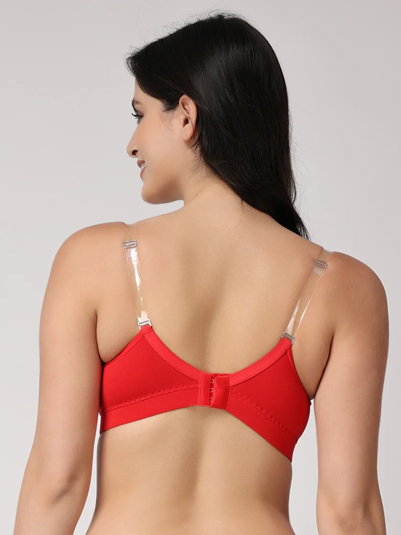 Women_sConvertible-StrapsT-ShirtBraHeavilyPaddedred_3 t3055