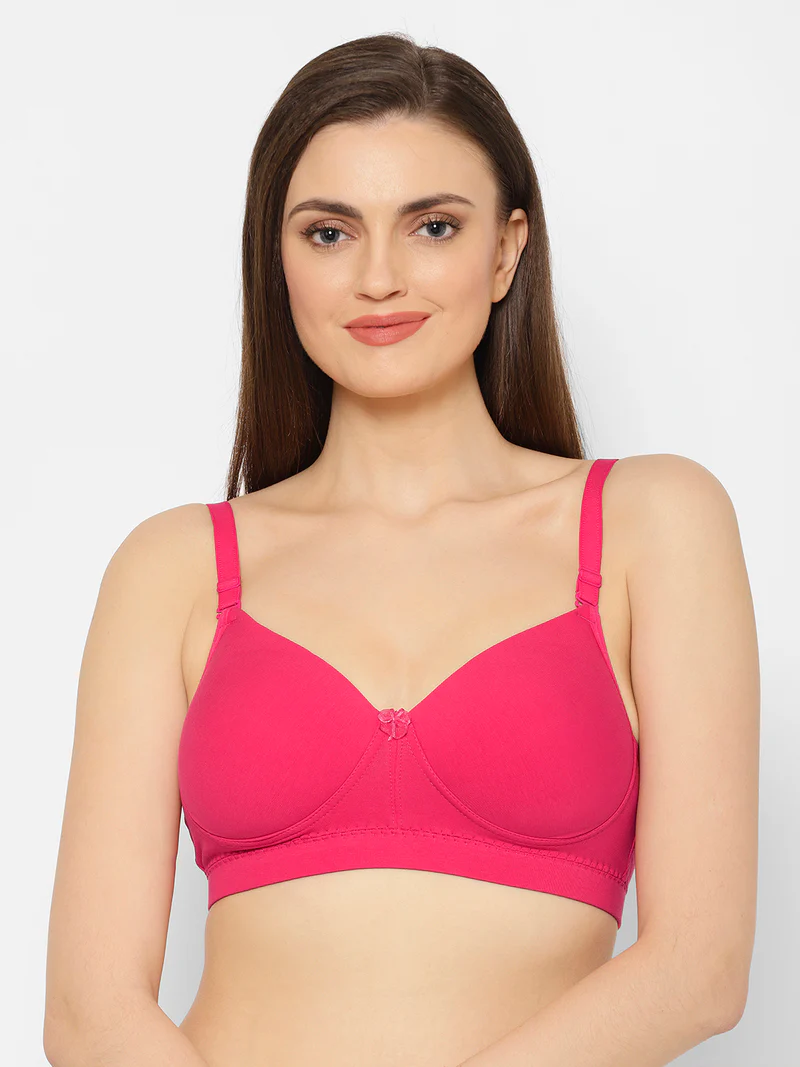 floret Women_sConvertible-StrapsT-ShirtBraHeavilyPaddedmagenta_2 t3055
