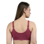 ollo bra front closure bra crimson