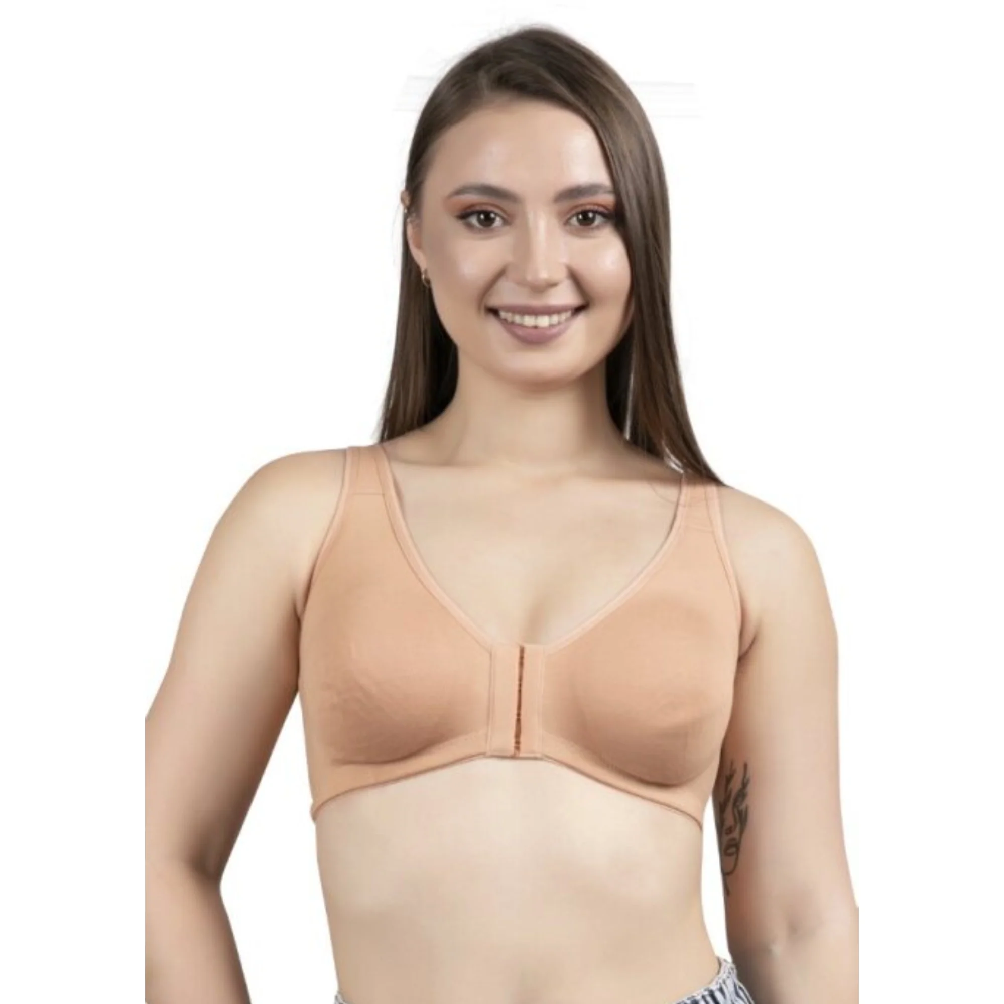 ollo bra raasa front closure skin