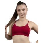 ollo sports bra misty pink front