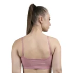 ollo sports bra misty pink front
