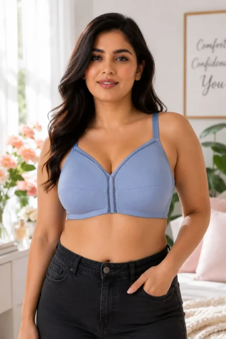 Naidu Hall Intimacy Women's SS06 Non-Wired With Seam Support Bra
